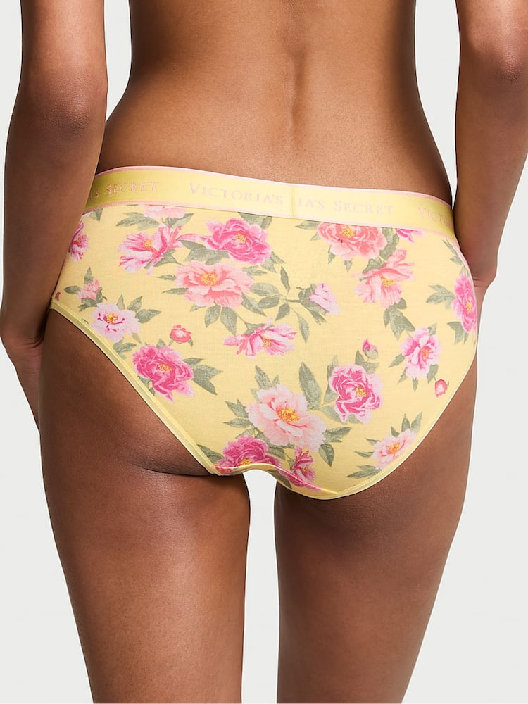 Victoria's Secret Yellow Floral Hipster Knickers - Image 2 of 3