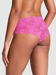 Victoria's Secret PINK Pink Gossip Cheeky Floral Lace Knickers - Image 2 of 2