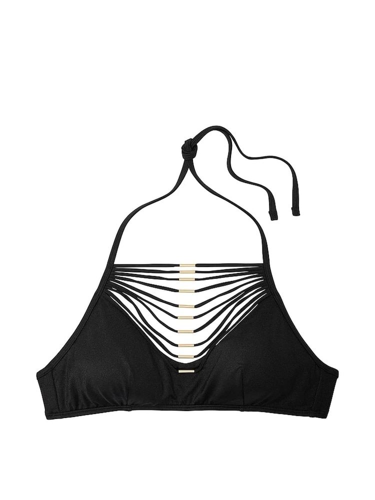 Victoria's Secret Black Halter Archive Bikini Top - Image 4 of 4