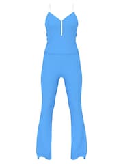Victoria's Secret PINK Dream On Blue Ribbed Pyjama Set - Image 3 of 3