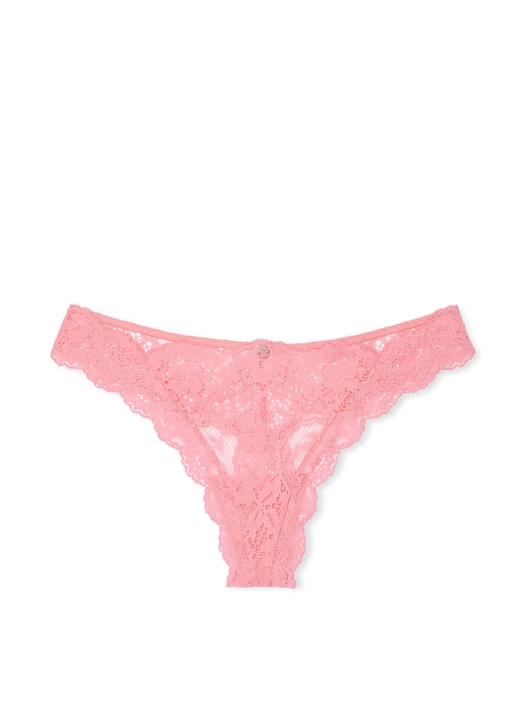 Victoria's Secret Pink Hope Thong Lace Knickers - Image 3 of 3