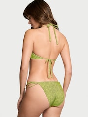 Victoria's Secret Limelight Green Dots Halter Archive Bikini Top - Image 2 of 4