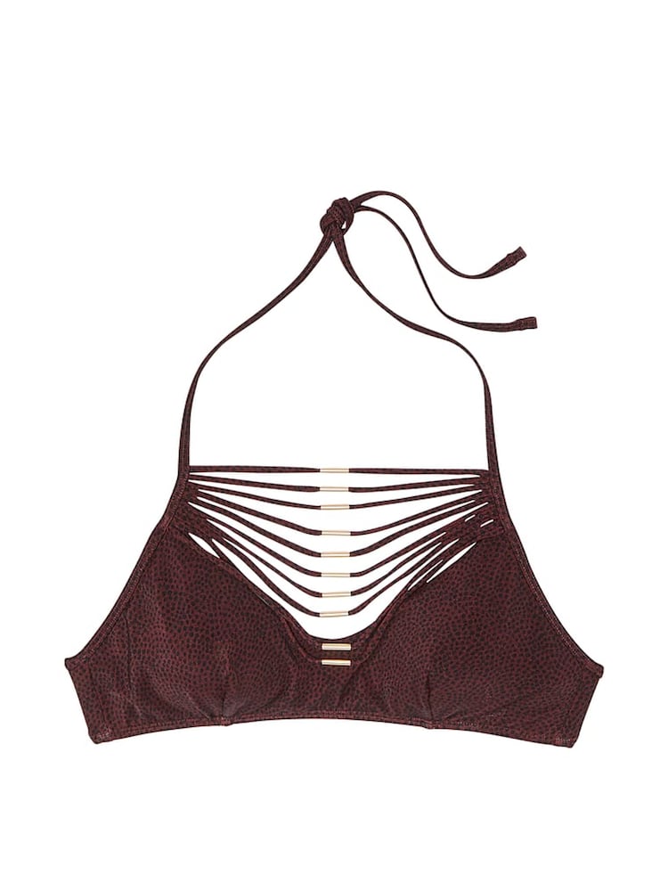 Bordeauxrode bruine stippen - Victoria's Secret Archive bikinitop - Image 5 of 5