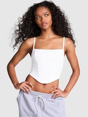 Victoria's Secret PINK White Soft Stretch Bra Top - Image 1 of 3