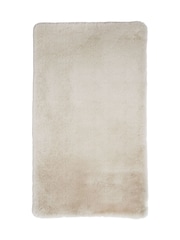 BHS Natural Faux Fur 50cm x 90cm Supersoft Rug - Image 3 of 6