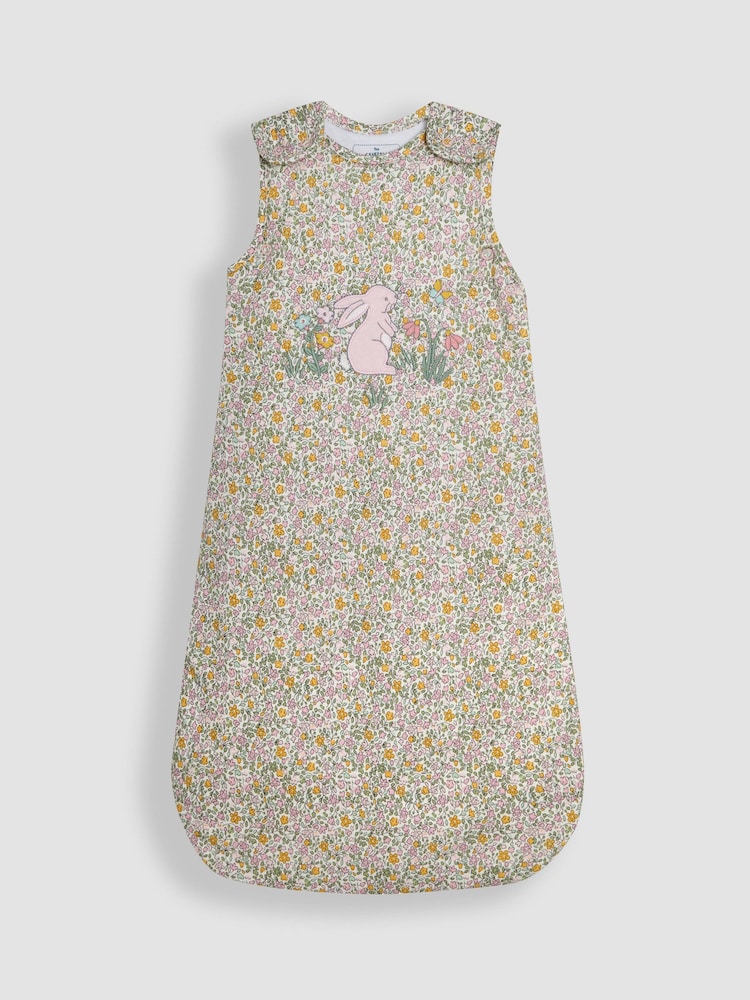 JoJo Maman Bébé Ditsy Appliqué 2.5 Tog Baby Sleeping Bag - Image 1 of 6