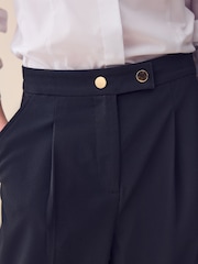 Negro - Pantalones escolares de pernera ancha para niños grandes (9-18 años) - Imagen 3 de 3