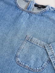 Mid Blue Denim 100% Cotton T-Shirt - Image 3 of 3