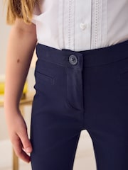 Azul marino - Pantalones pitillo elásticos para el colegio (3 a 18 años) - Imagen 4 de 8