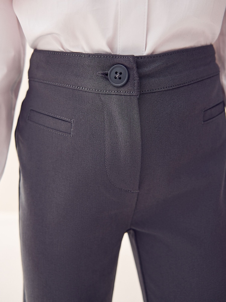 Charcoal Grey Longer Length School Skinny Stretch Trousers (3-18yrs) - Image 2 of 7 Charcoal Grey Longer Length School Skinny Stretch Trousers (3-18yrs) - Image 2 of 7