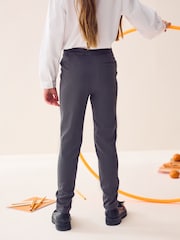 Charcoal Grey Longer Length School Skinny Stretch Trousers (3-18yrs) - Image 3 of 7
