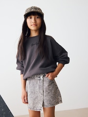 Grey Denim Skort (3-16yrs) - Image 1 of 4