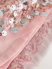 Champagne Gold Sequin Bubble Skirt (3-16yrs) - Image 8 of 8