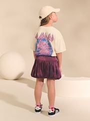 Purple Bubble Hem Skirt (3-16yrs) - Image 3 of 4