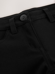 Dark Black - Jersey Stretch Skinny School Trousers (3-18yrs) - Image 3 of 4