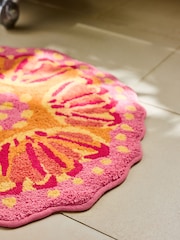 Lucy Tiffney Flower 100% Cotton Bath Mat - Bild 3 von 3