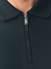 Black Signature Supima® Heavyweight Polo Shirt - Image 6 of 9