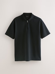 Black Signature Supima® Heavyweight Polo Shirt - Image 7 of 9