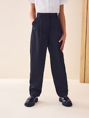 Schwarz - Barrel Leg School Trousers (9-18yrs) - Bild 1 von 5