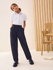 Schwarz - Barrel Leg School Trousers (9-18yrs) - Bild 2 von 5