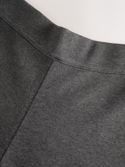 Grey Pull-On Cotton Rich Jersey Stretch Wide Leg Trousers (3-17yrs) - Image 7 of 8
