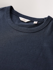 Navy Blue Signature Supima® Heavyweight Polo Shirt - Image 2 of 3