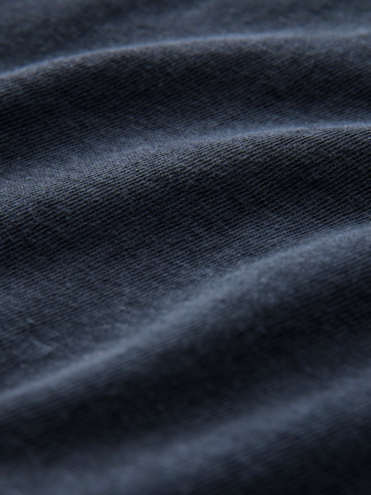 Navy Blue Signature Supima® Heavyweight Polo Shirt - Image 3 of 3