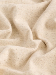 Neutral Brown Signature Polo Shirt With Linen - Image 6 of 7