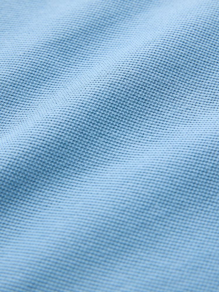 Blue Zip Polo Shirts 2 Pack (3-16yrs) - Image 6 of 6