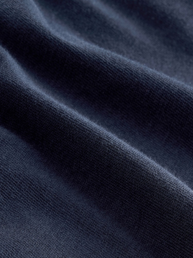 Navy Blue Slim Fit Stag T-Shirt - Image 6 of 7