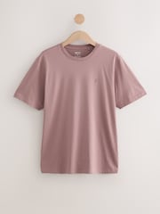 Grey/Pink/Ecru/Green - גזרה צרה - מארז 4 חולצות טי - תמונה 10 מתוך 14