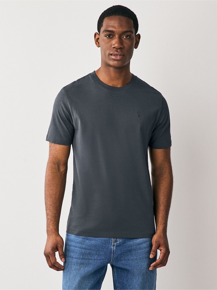 Gris/rosa/crudo/verde - Corte slim - Pack de 4 camisetas - Imagen 2 de 14 Gris/rosa/crudo/verde - Corte slim - Pack de 4 camisetas - Imagen 2 de 14