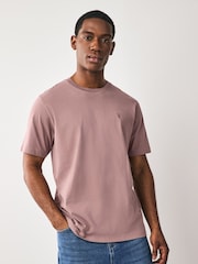 Grey/Pink/Ecru/Green - גזרה צרה - מארז 4 חולצות טי - תמונה 8 מתוך 14