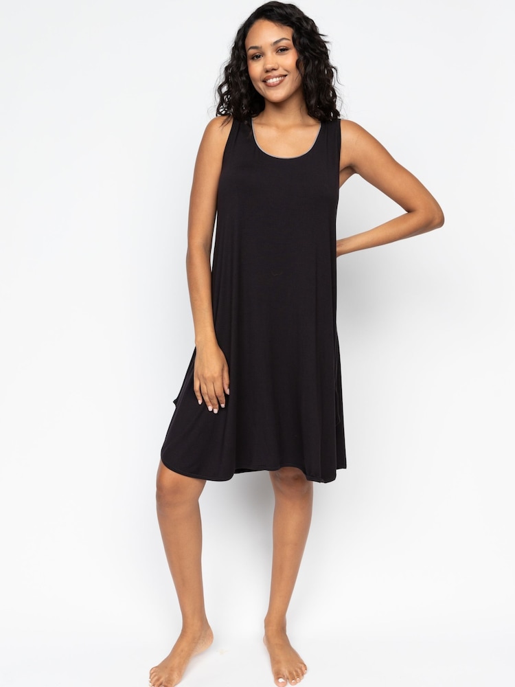 Cyberjammies Black Jersey Swing Nightdress - Image 2 of 4