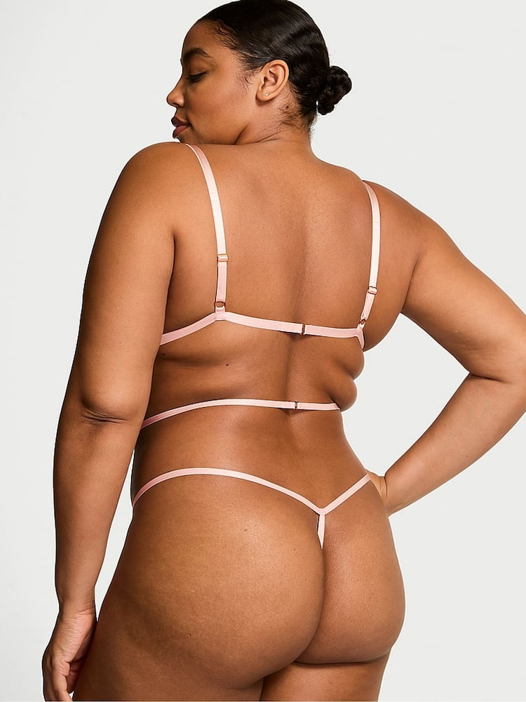 Victoria's Secret Purest Pink Lace Bodysuit - Image 2 of 4