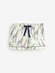 Cyberjammies Cream Georgina Modal Cami and Giraffe Print Shorts Set - Image 6 of 6
