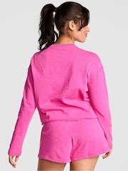 Victoria's Secret PINK Pink Gossip Jersey Sweatshirt - Image 2 of 2