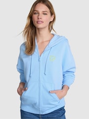 Victoria's Secret PINK Blue Dancer Zip Up Hoodie - Image 1 of 4