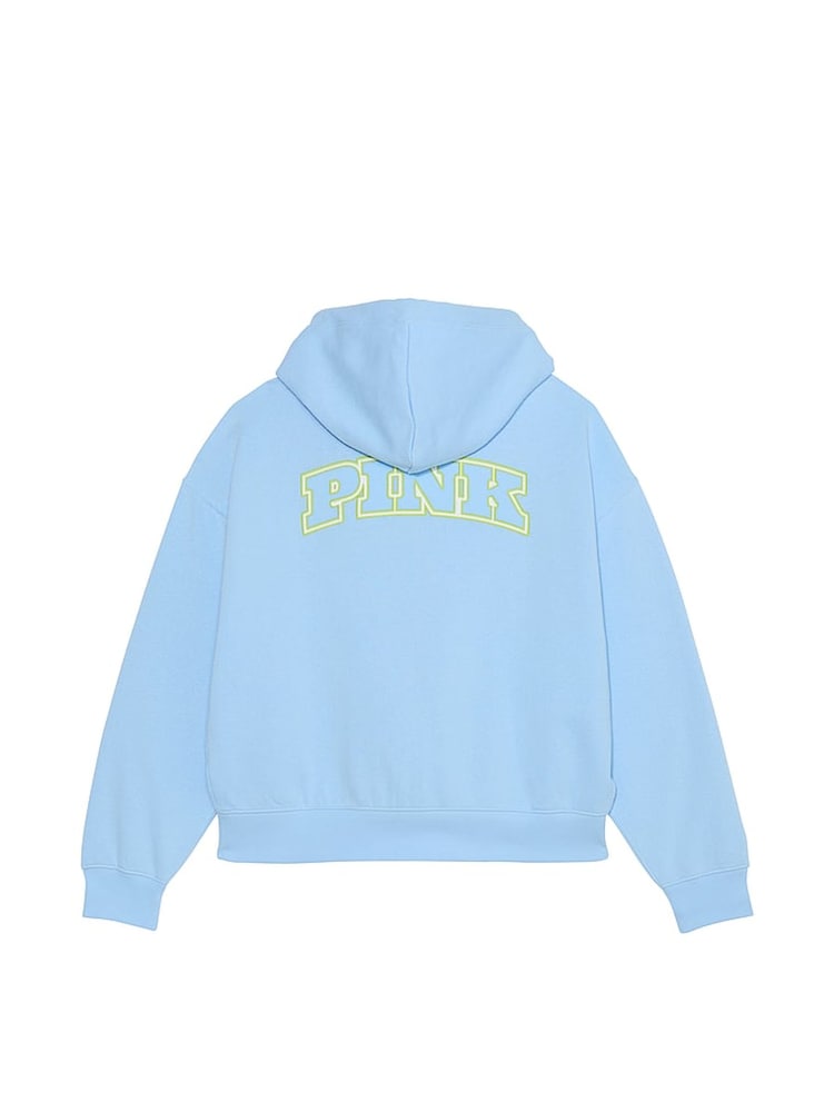 Victoria's Secret PINK Blue Dancer Zip Up Hoodie - Image 4 of 4