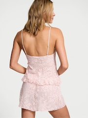 Victoria's Secret Purest Pink Lace Slip Dress - Image 2 of 3