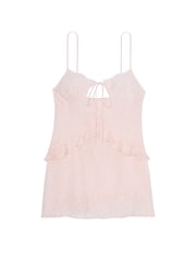 Victoria's Secret Purest Pink Lace Slip Dress - Image 3 of 3