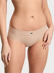 Victoria's Secret Blush Pink Heather Hipster Cotton Logo Knickers - Image 1 of 3
