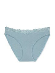 Victoria's Secret Jupiter Blue Bikini Lace Waist Knickers - Image 3 of 3