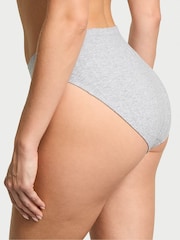 Victoria's Secret Grey Heather Brief Ribbed Knickers - Image 2 of 3