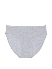 Victoria's Secret Grey Heather Brief Ribbed Knickers - Image 3 of 3