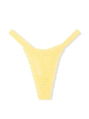 Victoria's Secret Yellow Tulip Thong Knickers - Image 3 of 3