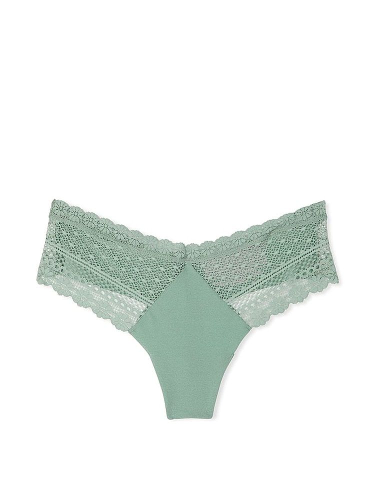 Victoria's Secret Seasalt Green Thong Knickers - Image 3 of 3