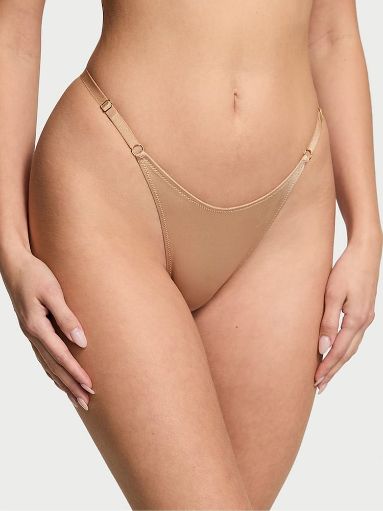 Victoria's Secret Praline Nude Brazilian Knickers - Image 1 of 4 Victoria's Secret Praline Nude Brazilian Knickers - Image 1 of 4