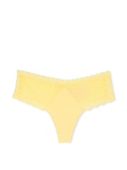 Victoria's Secret Yellow Tulip Thong Knickers - Image 3 of 3
