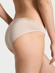 Victoria's Secret Marzipan Nude Bikini Lace Waist Knickers - Image 2 of 3